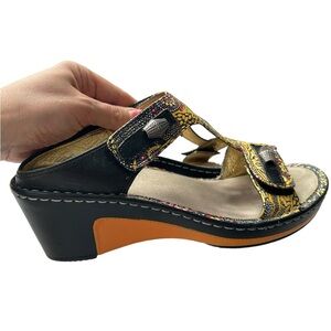 Alegria Lara Kenya Leather Sandals Size 37